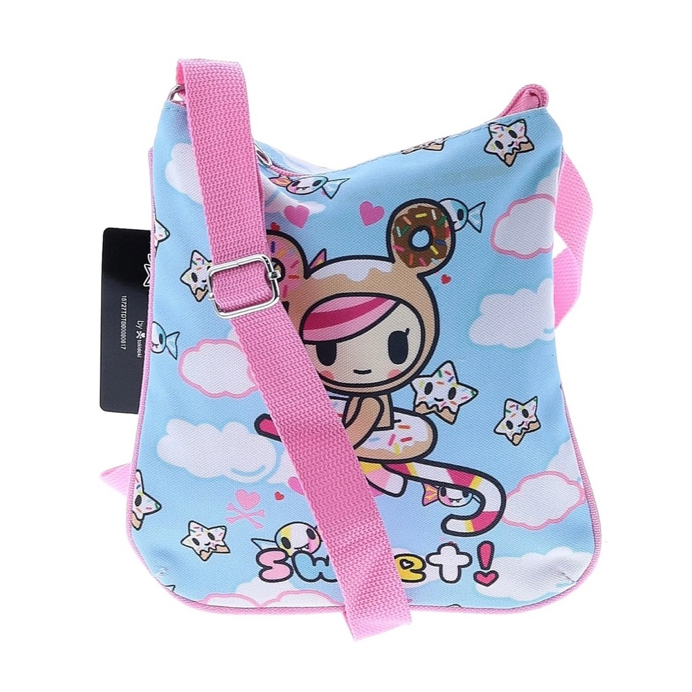 Tokidoki Blue and Pink Crossbody Bag
